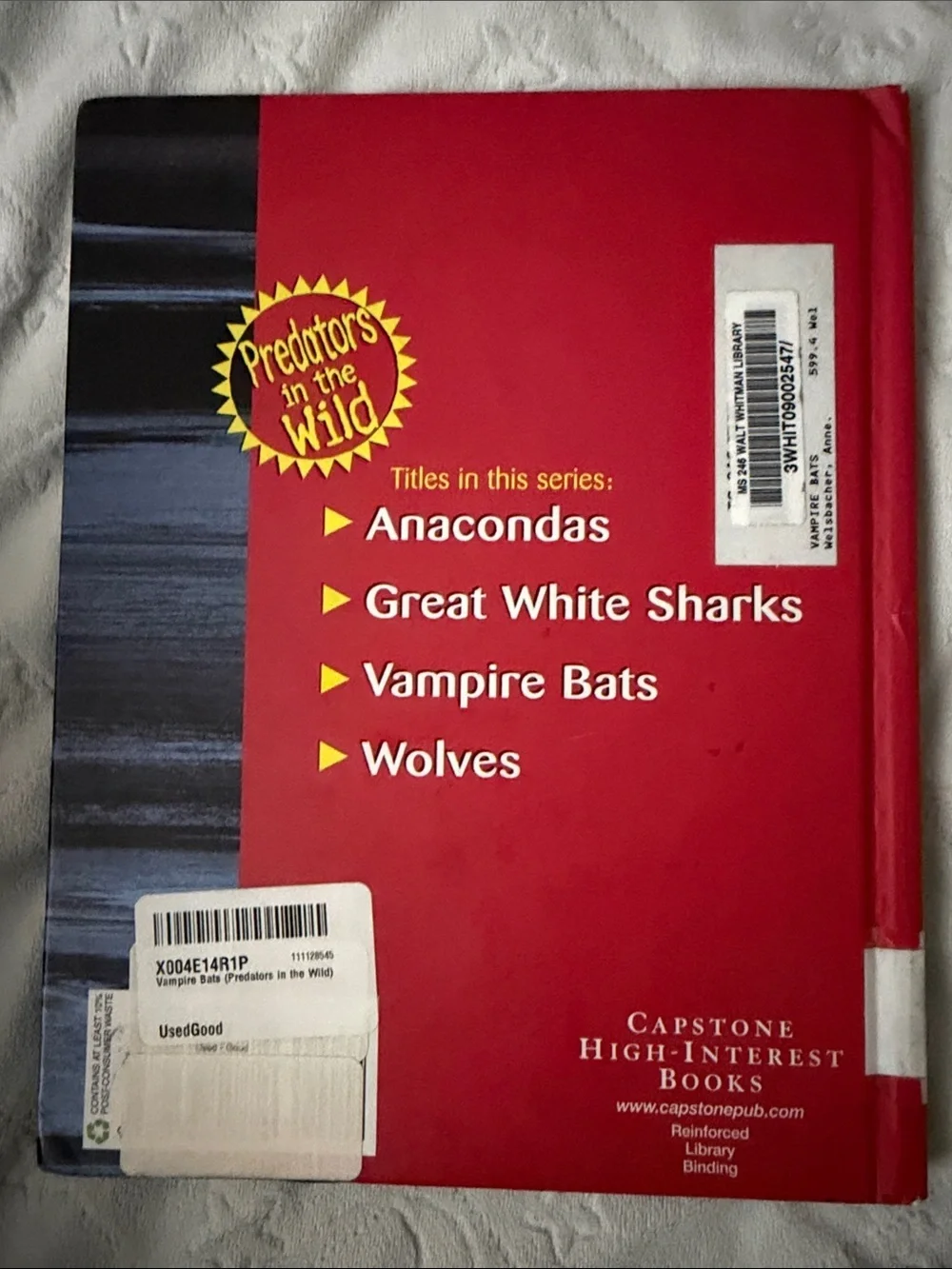 Vampire Bats by - Black Hardcover